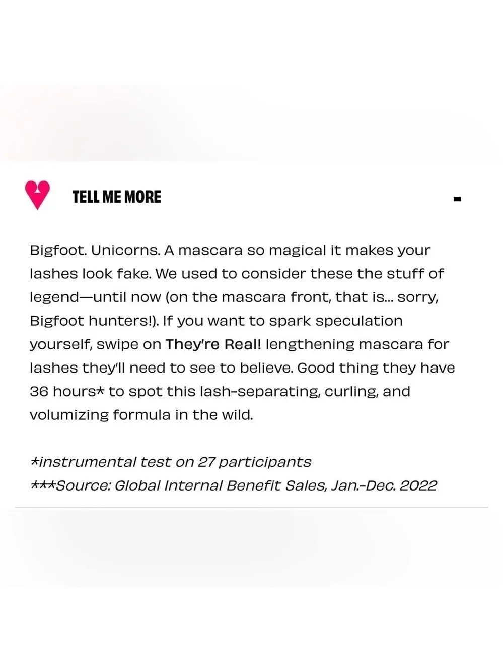 NIB Benefit Cosmetics - “They’re Real!” Mascara in Jet Black Mini Travel Size